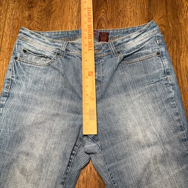 Y2k Zana Di Jeans Womens‎ 14 Blue Denim Bootcut Embroidered Studded Vintage - Image 8