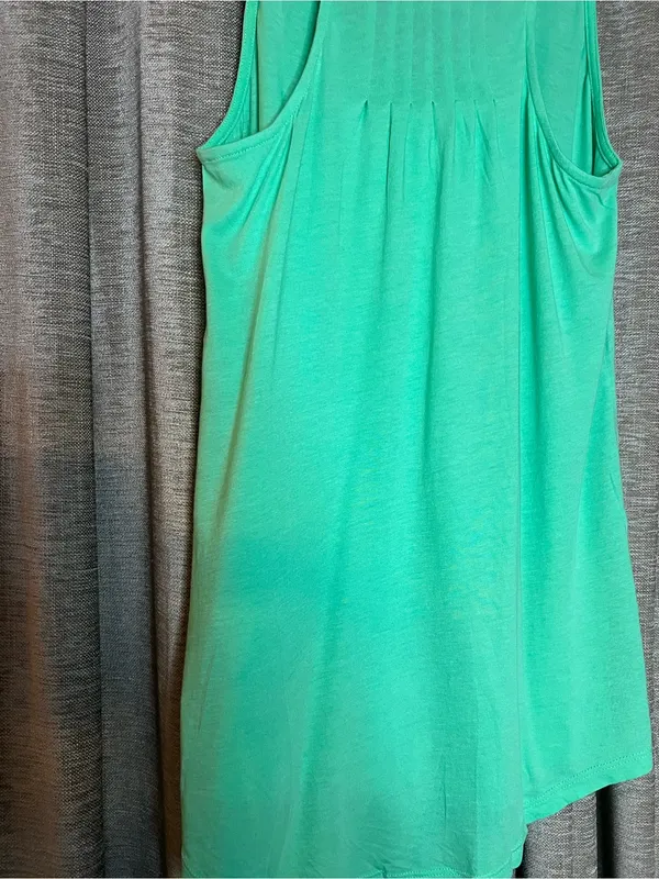 Southern Tide Green Sleeveless Scoop Neck Racerback Tank Top Size Small - Image 11