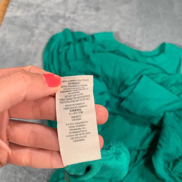 Free people green tunic/mini dress medium - Image 6