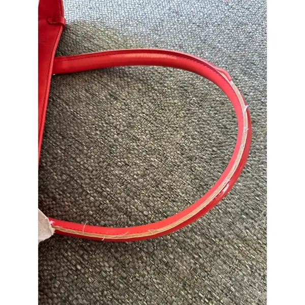 Kate Spade New York Red Patent Leather Heart Embossed Tote Bag Handbag **seedesc - Image 12
