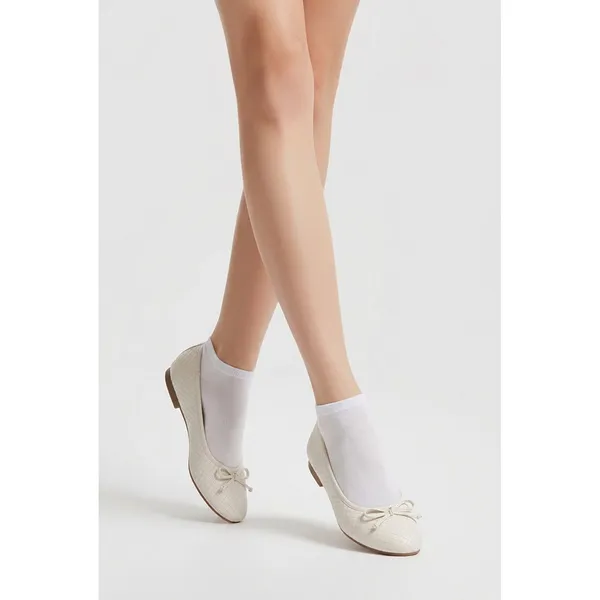 Cliffs White Mountain Bessy Cream Quilted Square Toe Ballet‎ Flats C35326-171 10 - Image 9