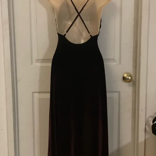 Victoria's Secret burgundy Maxi Dress with Embellished Bodice - Image 12