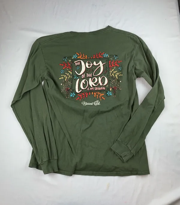 Faith Long Sleeve Green Size M - Image 9