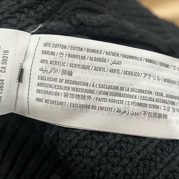 Abercrombie and Fitch Black Knit Wrap Sweater Women’s Small - Image 3