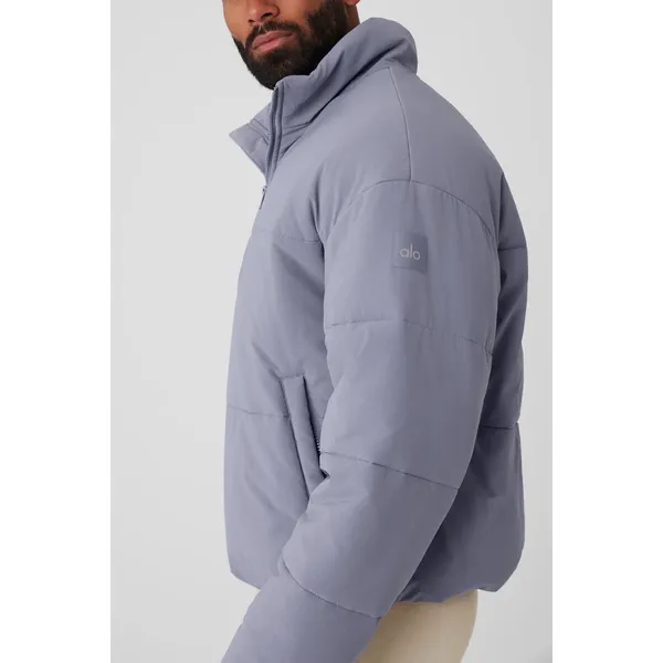 Alo Yoga Stretch Woven Street Puffer Fog M - Image 4