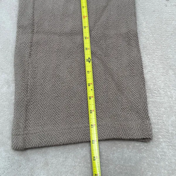 PacSun‎ Baggy Herringbone Knit Pants Taupe Brown Cotton Drawstring Womens S NEW - Image 8