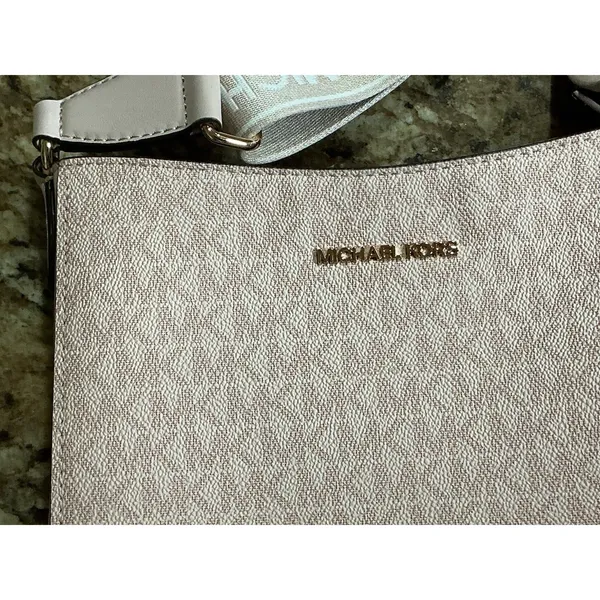 Michael Kors Jet Set Small Logo Crossbody Powder Blush Wide Strap 35T5GTVC5V - Image 3