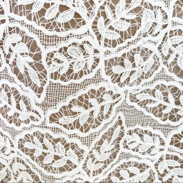NWT DRESS THE POPULATION Tegan Lace Midi Dress White Size XS - Image 2