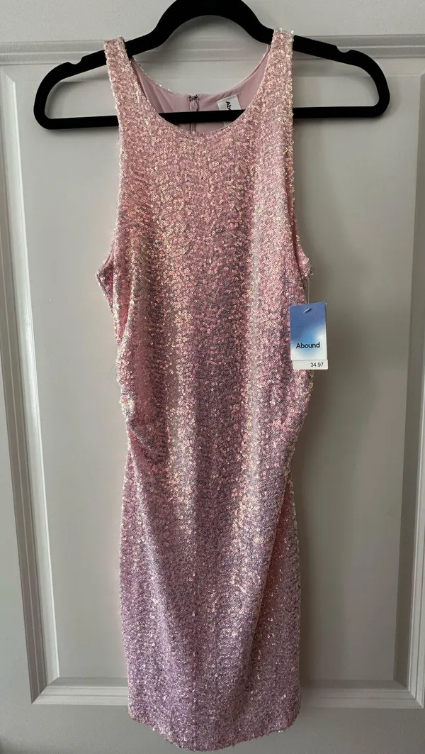 Pink sequins bodycon dress - NWT - Image 4