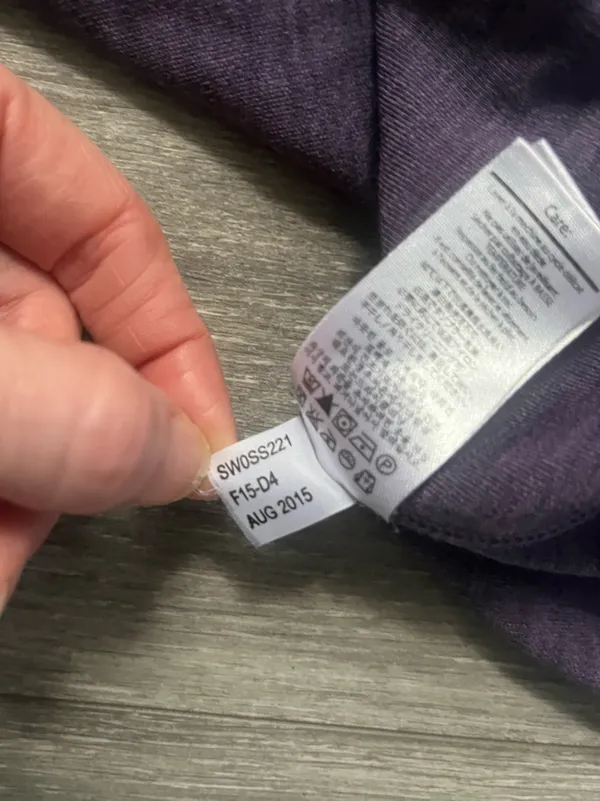 Smartwool Purple 100% Merino Wool Long Sleeve Quarter Zip Outdoor Hiking Top S - Image 7