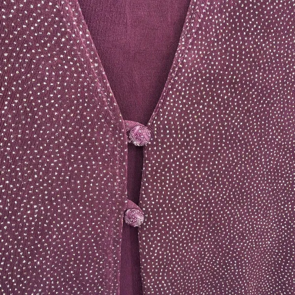 Vtg 90s David Rose Night Jacket Cocktail Dress 22W Y2K Sequin Formal Wedding USA - Image 4