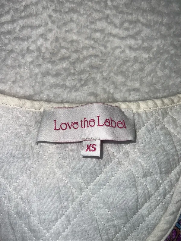 Love the Label Jaelyn‎ Quilted Jacket Boho Revival Artisan XS - Image 5