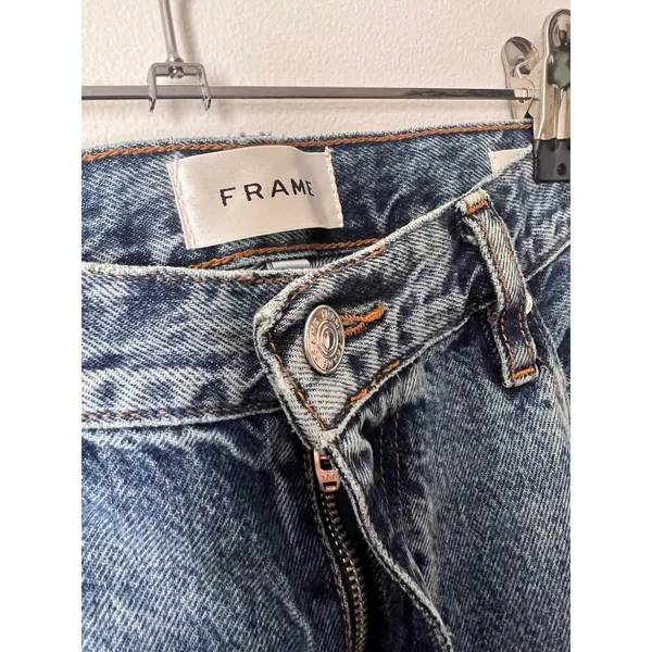 Frame The Candle Jeans Size 28‎ Seattle Mid Rise Tapered Barrel Leg - Image 5