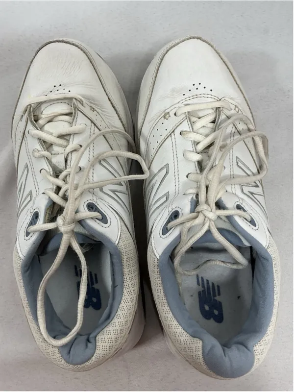 Womans New Balance Lace Up Walking Shoes Size 8.5 White Style #928v3 - Image 4