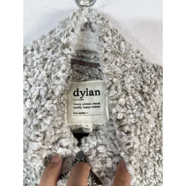 Dylan by True Grit Sherpa Fleece Deep Pile 1/4 Zip Pullover Sweater‎ Women’s XL - Image 6