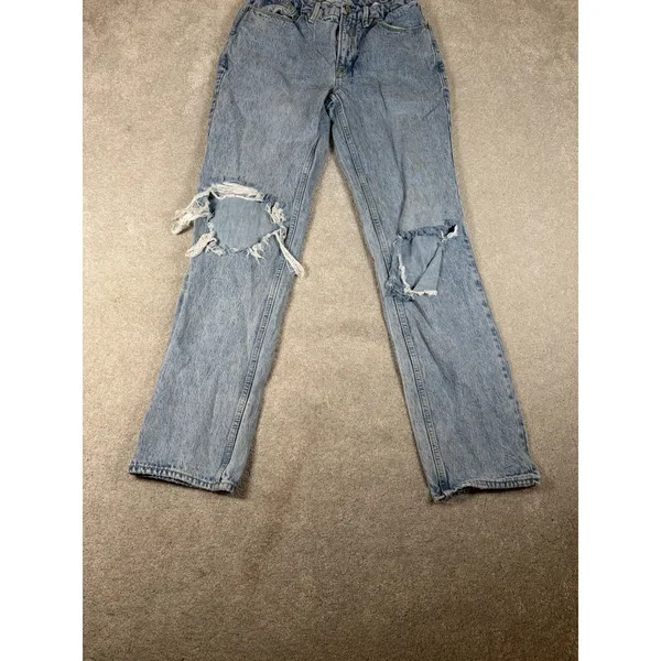 Good American Icon 90s Straight Leg Jeans‎ Women's Size 6/28 High Rise Blue953 - Image 2