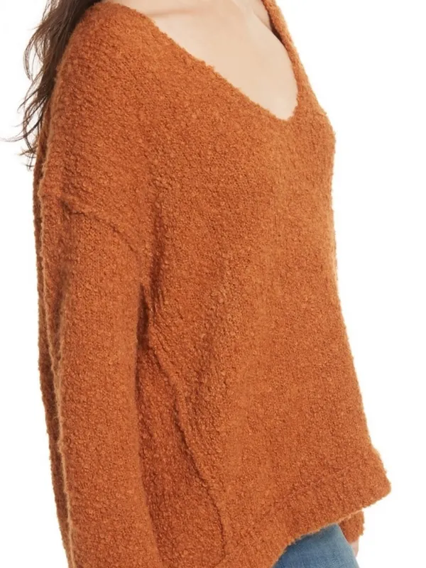 Free People Lofty V-neck Sweater - Image 4
