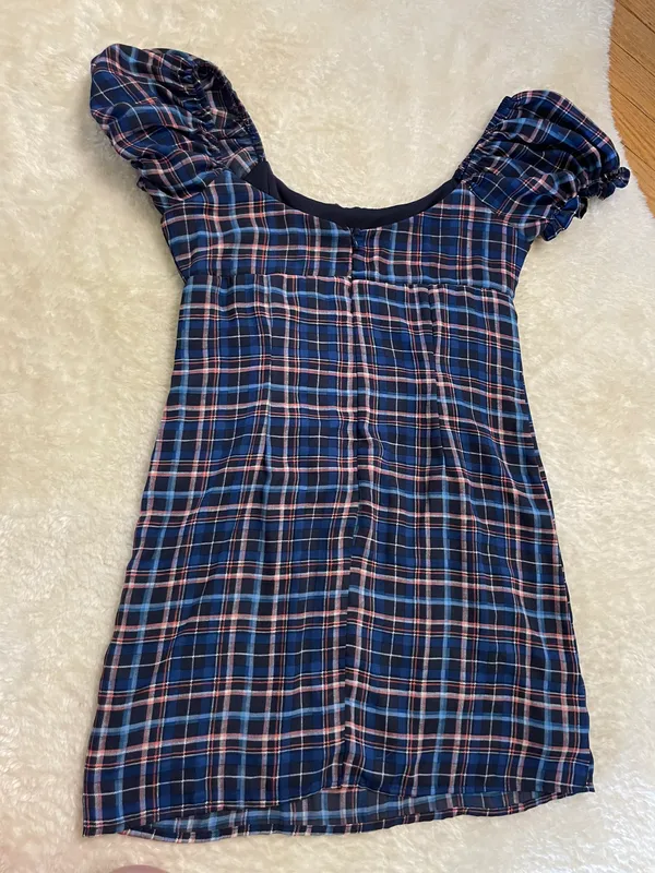 Altar’d State Plaid Mini Dress - Image 2