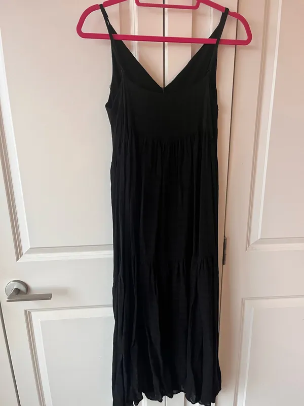 Aritzia Wilfred Black Maxi Dress - Image 2
