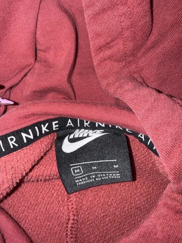 Niki By Niki Livas Air Sportswear Women's Pullover Hoodie with Logo Stripe Band in Maroon - Image 2