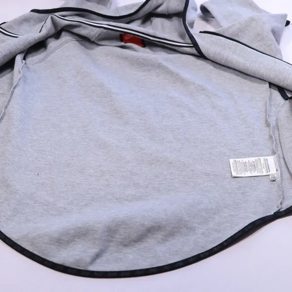 Nike Tech Fleece Asymmetric Cape Hoodie Women XS Grey Full Zip High Low 669613 - Image 5