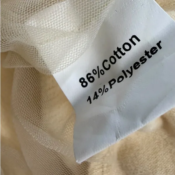 Queen of Sparkles Beige Pearl Burst Bubble Top Size Medium - Image 7