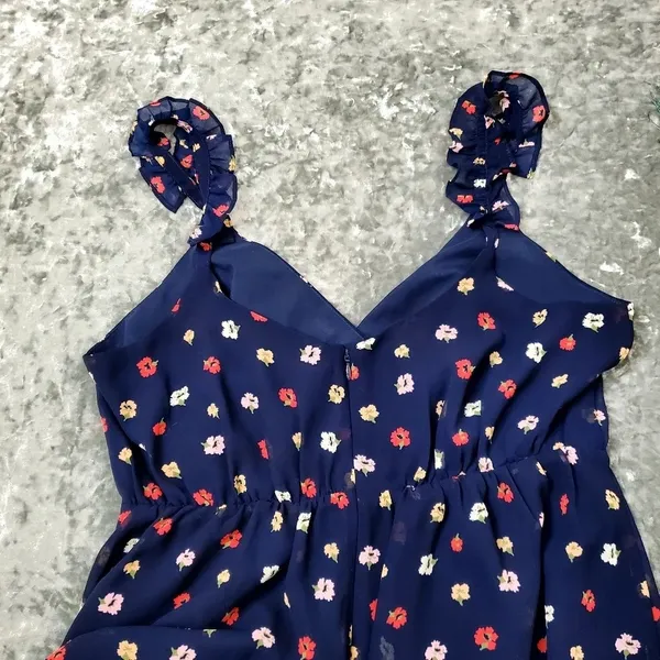 Madewell Ruffle-Strap Confetti Floral Dress‎ - Image 6
