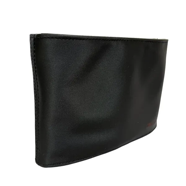 Yves Saint Laurent YSL Opium Black Zip Pouch Cosmetic Bag Clutch Purse - Image 9
