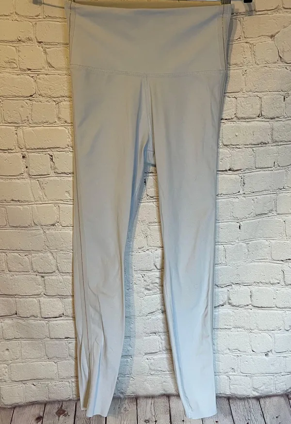 Nike high waisted leggings in cloud gray, S - Image 2