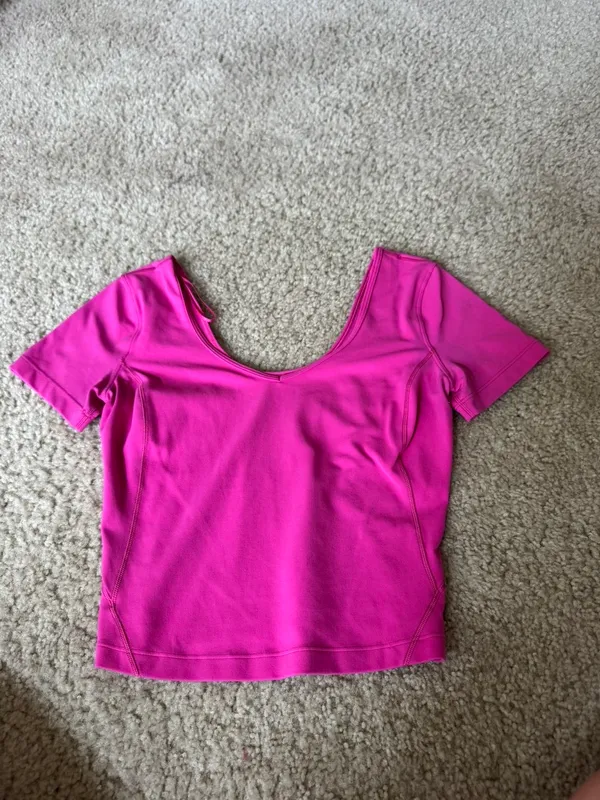 Lululemon Sonic Pink Shirt  - Image 3