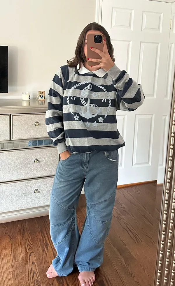 Striped Sweatshirt - Image 2