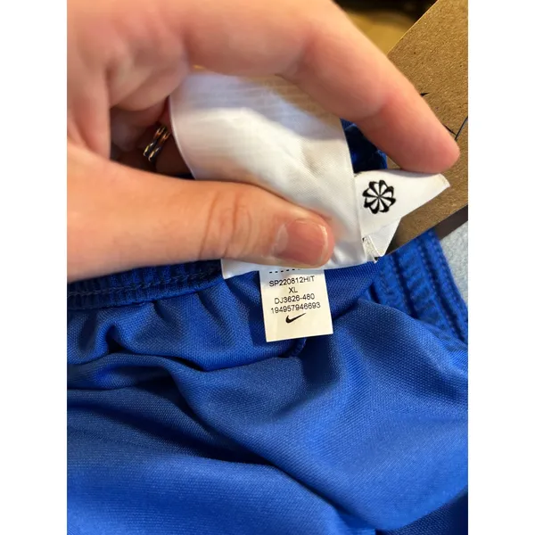 Nike Womens Dri-FIT Soccer Training Shorts Royal Blue DJ3626-480 Size XL NWT - Image 3