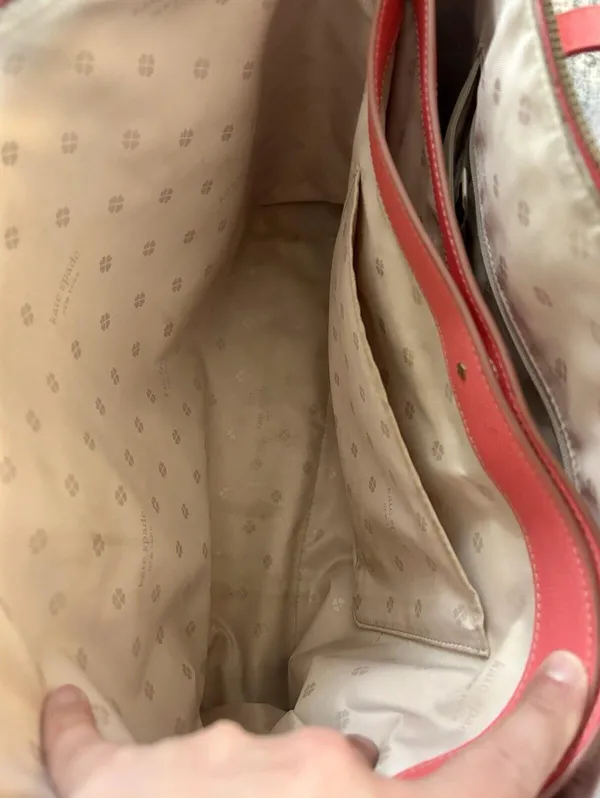 Kate Spade New York All Day Large Zip Top Tote (Peach Melba) - Image 7