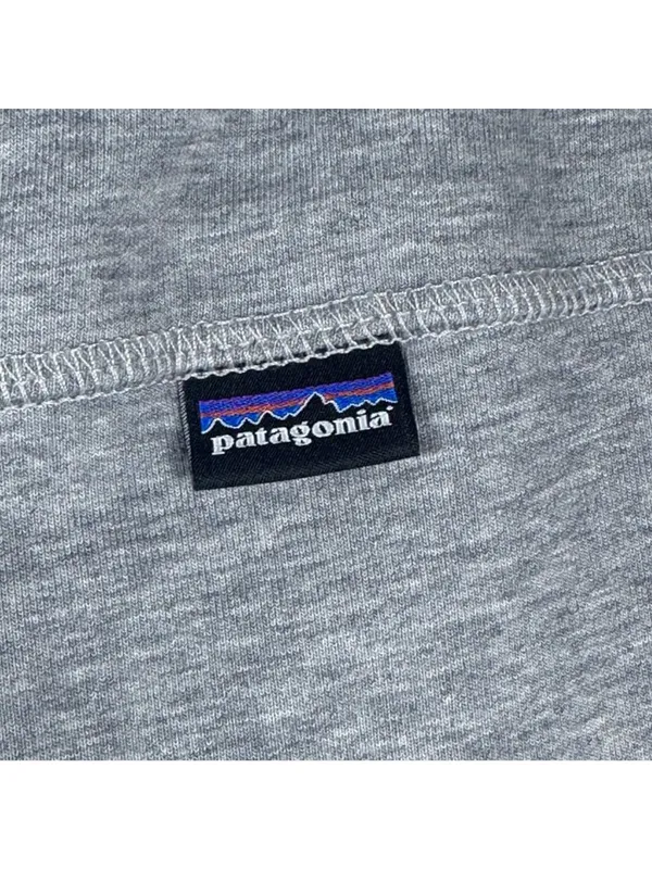 Patagonia Organic Cotton Gray Jogger Sweatpants XL Made In India - Image 10