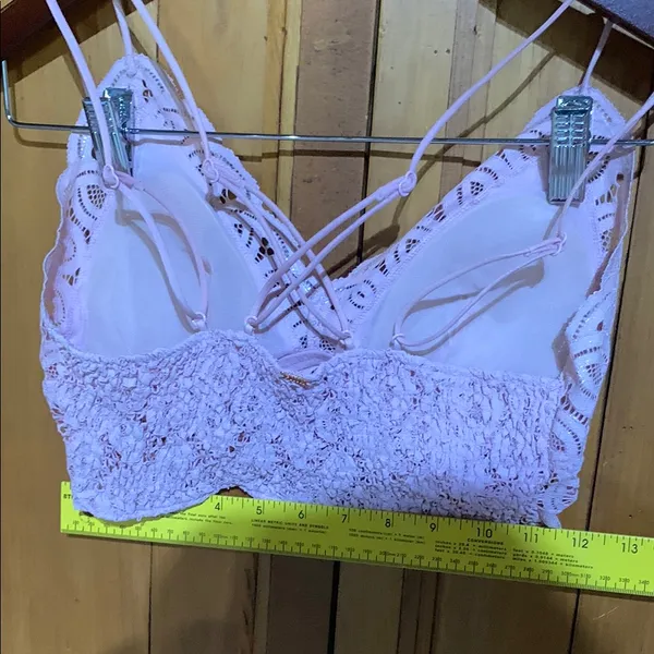 PINK Victoria's Secret Pink Lace Bra with Adjustable Straps - Image 9