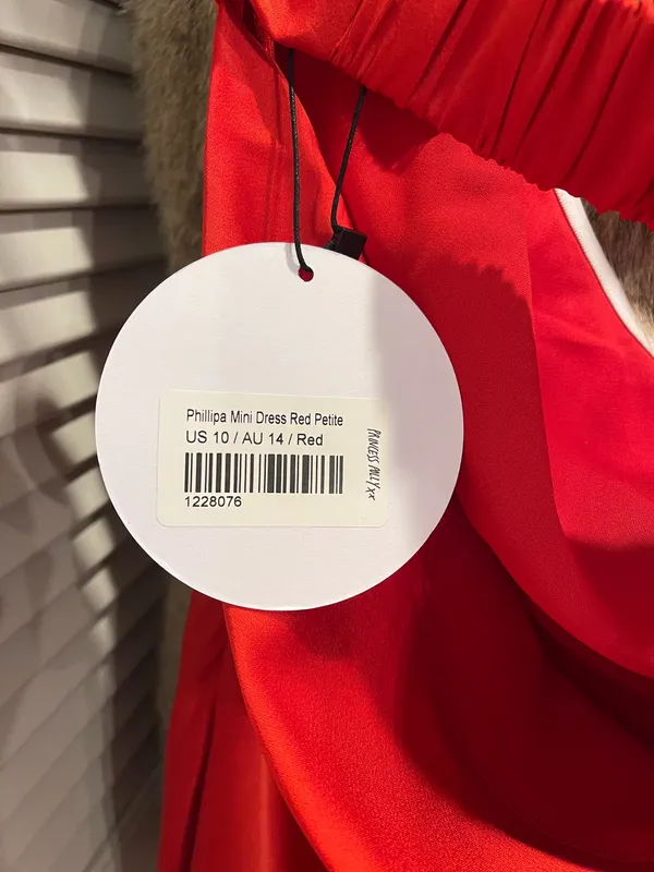 Princess Polly Satin Strapless Mini Dress Red - Image 8
