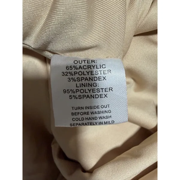 Sabo Skirt Kimii Dress Beige/White Women's Size‎ X-Small - Image 11
