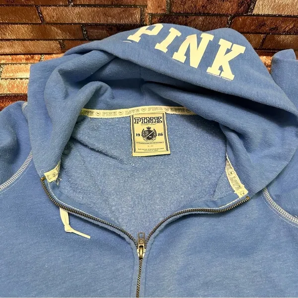 Victorias Secret PINK Sweatshirt full zip Hoodie Jacket Size S/P - Image 10
