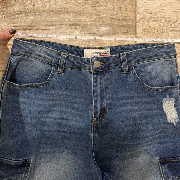 Love Cult Denim Cargo Jeans - Image 3