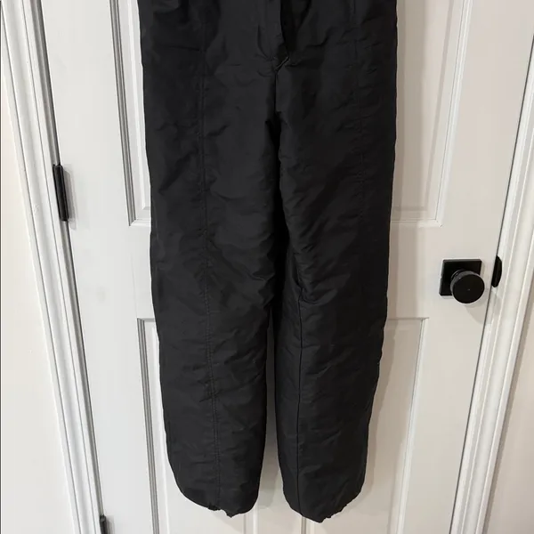 Ski Gear Sno Tex Womens Ski Pants Overalls Snow Bib Black Nylon Size Medium - Image 3
