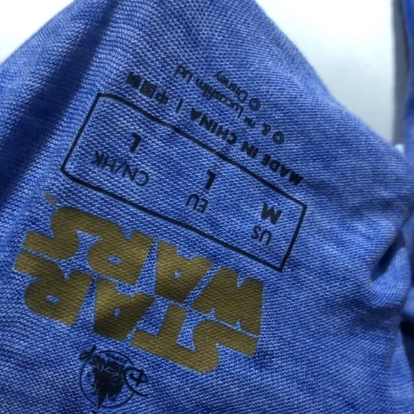 Disney Star Wars blue T-shirt NWT - Image 5