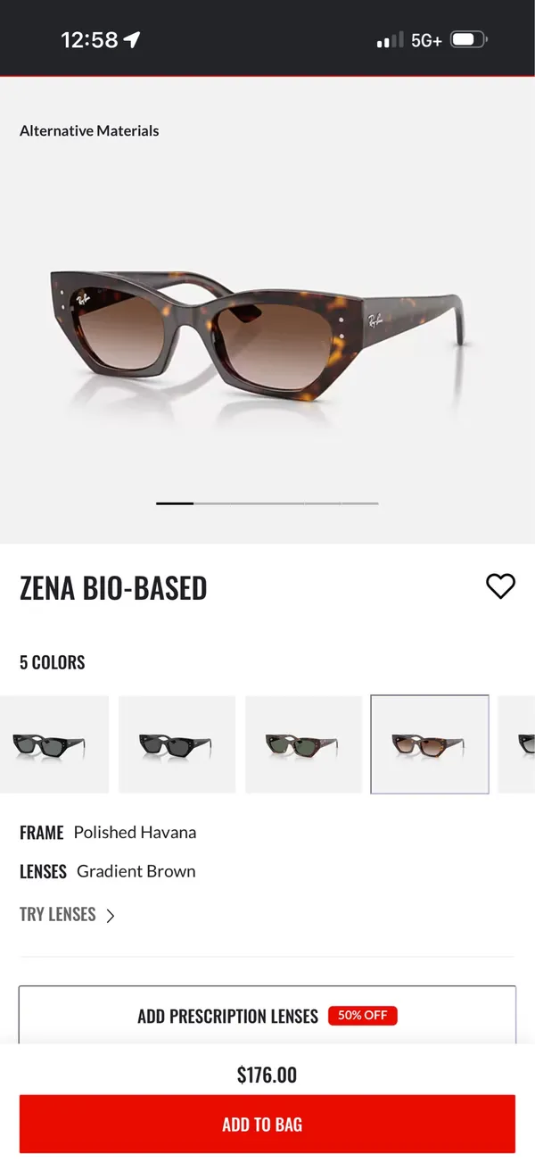 Ray-Ban Zena Bio-based sunglasses - Image 2