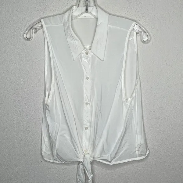 LUSH Sleeveless Top White‎ - Image 6