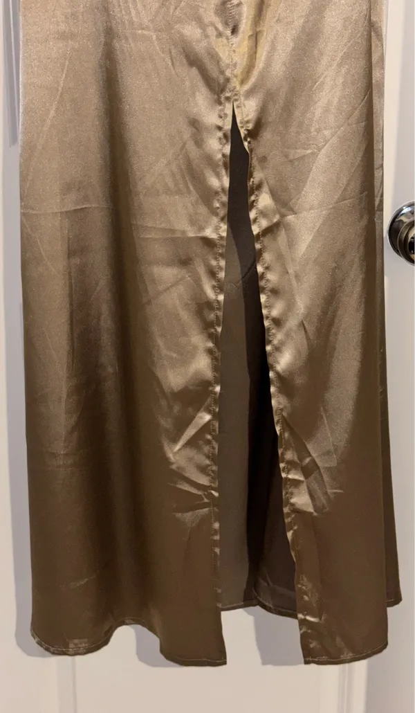 One-Shoulder Wedding Dress By Monvelli Size 12 - Image 9