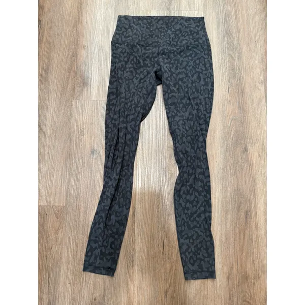Lululemon‎ Align High-Rise Pant 25" Leoflage Black Multi Size 8 LW5CQDS - Image 3