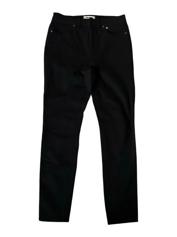 Madewell 10” High Rise Black Skinny Stretchy Jeans Pants 28 - Image 2