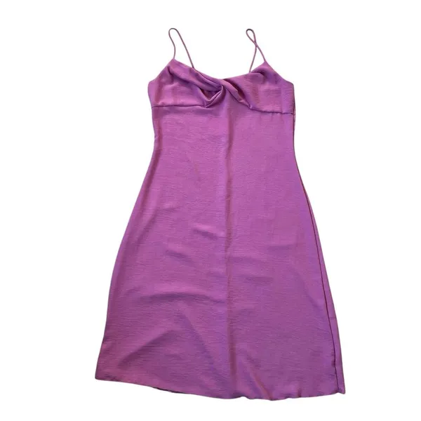 See You Monday Purple A-Line Below The Knee Dress Women Size Large | 61-77 - Image 4