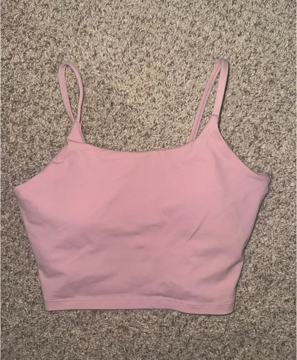 Workout Tank built in bra Pink - Image 3