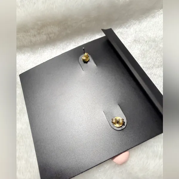 🌸✨Coach Cherry Stud Earrings • Gold/Pink - Image 6