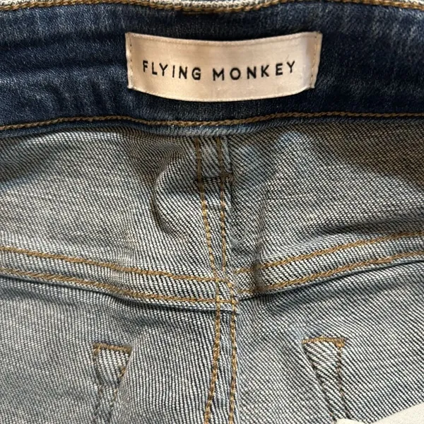 Flying monkey ladies straight leg‎ denim jeans size 27 - Image 8